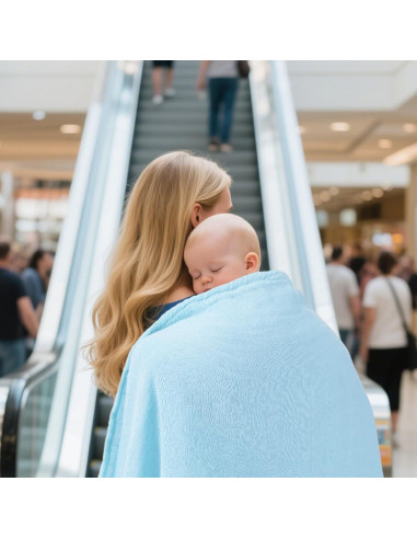 Mantas de Muselina MIGIOL 3 Piezas 119x119 cm Suaves y Transpirables