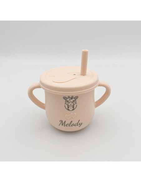 Juego de Alimentación Personalizado 6 Piezas Bebés Silicona