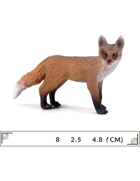 Conjunto de Figuras de Zorro Realistas STOBOK - 3 Piezas