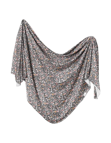 Manta de Recibir Copper Pearl Gemini 117x117 cm Suave y Ligera