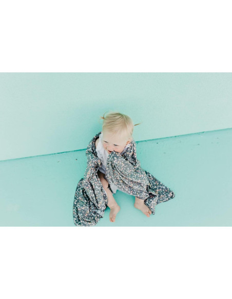 Manta de Recibir Copper Pearl Gemini 117x117 cm Suave y Ligera