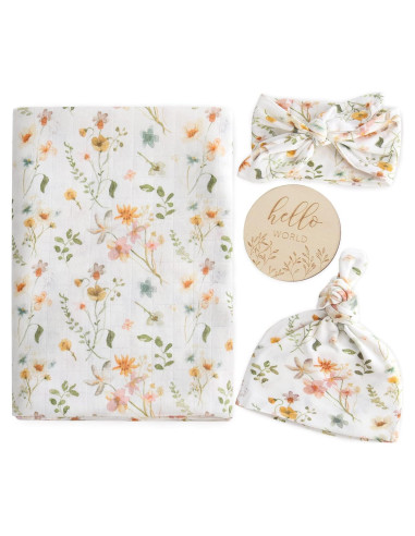 Conjunto de Envueltos para Recién Nacidos LifeTree Floral