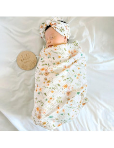 Conjunto de Envueltos para Recién Nacidos LifeTree Floral 2