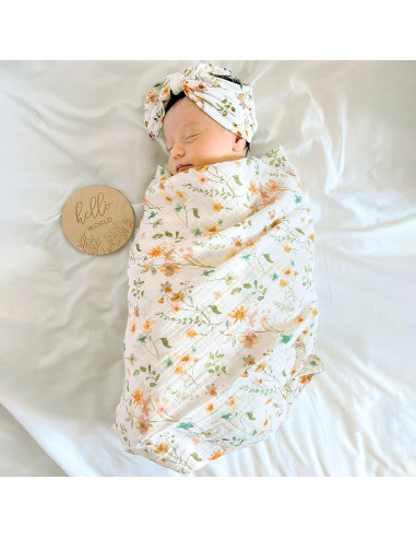 Conjunto de Envueltos para Recién Nacidos LifeTree Floral