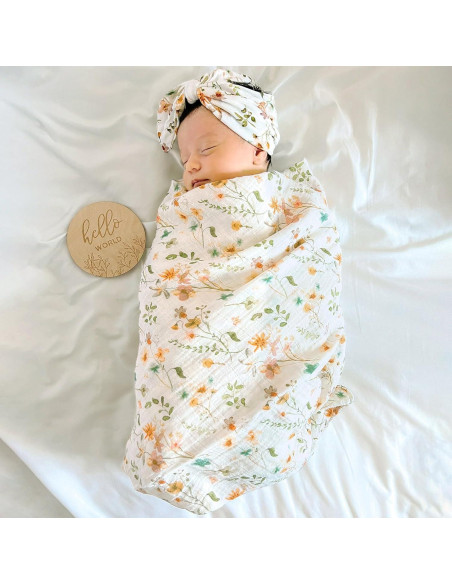 Conjunto de Envueltos para Recién Nacidos LifeTree Floral