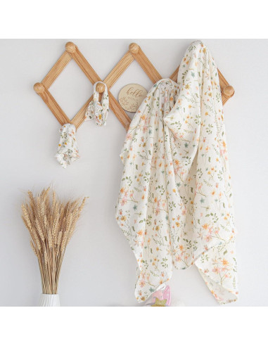 Conjunto de Envueltos para Recién Nacidos LifeTree Floral