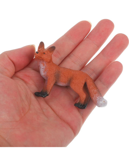 Conjunto de Figuras de Zorro Realistas STOBOK - 3 Piezas