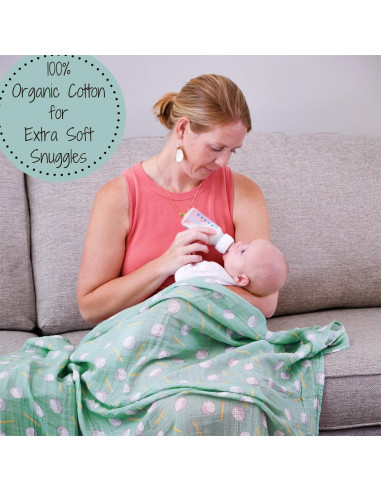 Manta de Envolver LollyBanks 100% Algodón 120x120 cm Golf