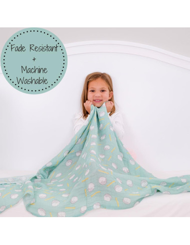 Manta de Envolver LollyBanks 100% Algodón 120x120 cm Golf