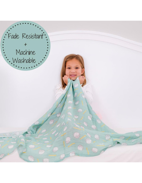 Manta de Envolver LollyBanks 100% Algodón 120x120 cm Golf