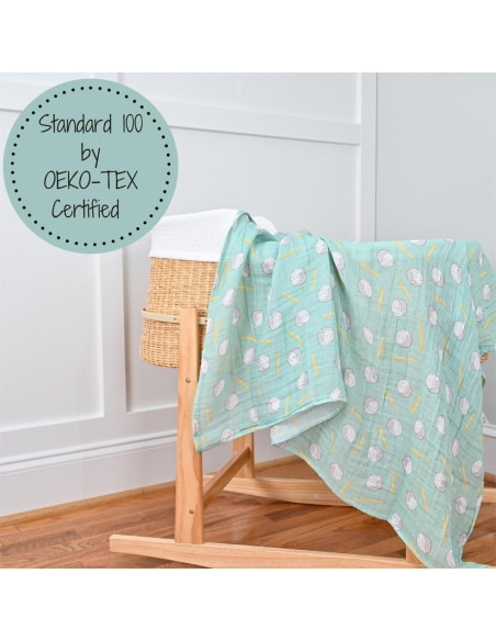 Manta de Envolver LollyBanks 100% Algodón 120x120 cm Golf