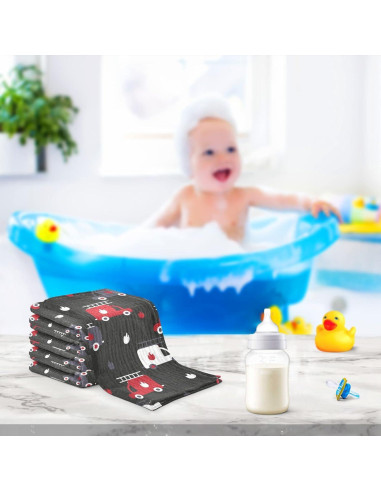 Toallas de Muselina para Bebés vvfelixl 30x30 cm 5 Pzas