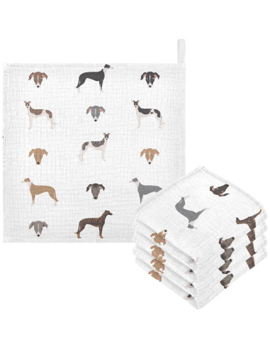 Paños de Muselina para Bebés vvfelixl 30x30 cm 5 Piezas