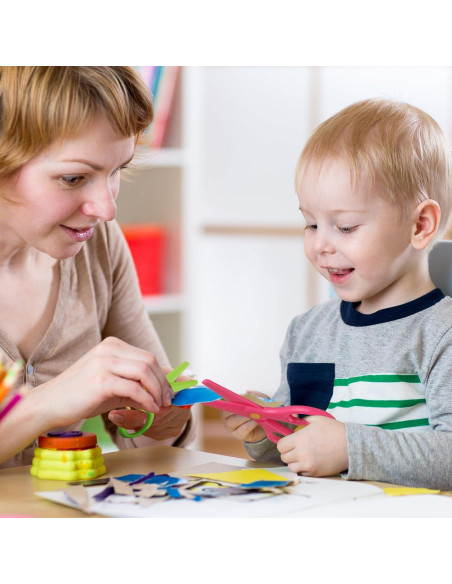 50 Tijeras de Plástico de Seguridad para Niños Dcocdeely