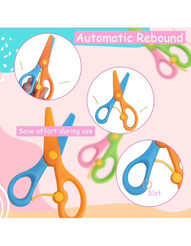 Tijeras de Entrenamiento WWZJ para Niños Multicolor 13.5 cm