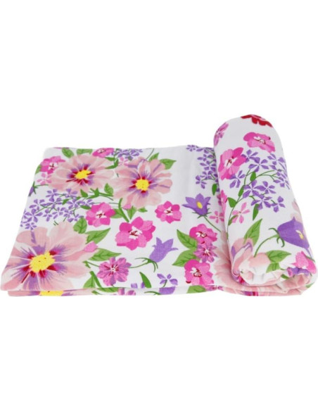 Funda para Asiento de Auto Bebé Synrroe Floral Rosa Morado