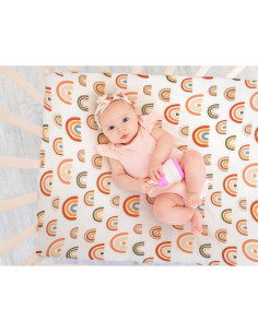 Paquete de 4 Sábanas Ajustadas Casa de Jola Boho Neutro 2