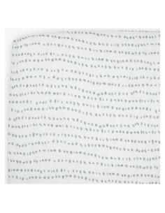 Sábana Ajustable para Cuna Little Unicorn Algodón Muselina 132x71cm