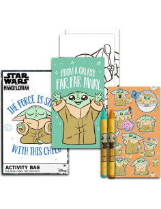 Cesta de Pascua Baby Yoda - 24 Libros de Colorear Mini 2