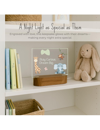 Luz Nocturna LED The Little Stork Jungle 7 Colores 312g