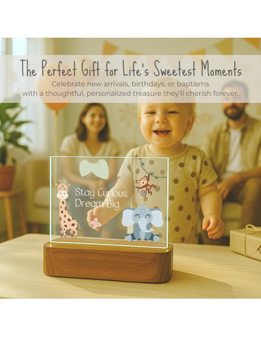 Luz Nocturna LED The Little Stork Jungle 7 Colores 312g