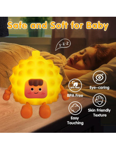 Luz Nocturna Ajustable Miedecdel, Silicona, 3 Brillos, 248g 2