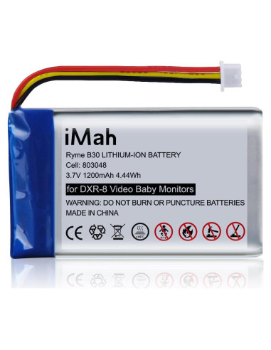 Batería de litio recargable iMah para monitor Infant Optics DXR-8