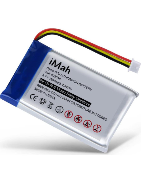 Batería de litio recargable iMah para monitor Infant Optics DXR-8