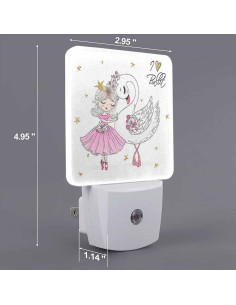 Luz Nocturna LED Chrobak Niña Bailarina con Sensor Crepúsculo 2