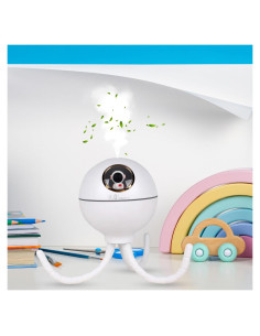 Humidificador Ultrasónico Pulpo Genérico 400ml con Luz Nocturna