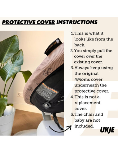 Cubierta Protectora UKJE Miffy para Columpio Bebé MamaRoo