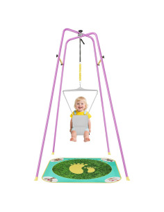 Saltador para Bebés EL&IT-Wings Púrpura Ajustable 6-24 Meses