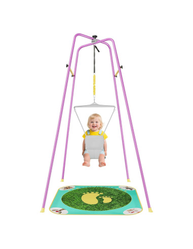 Saltador para Bebés EL&IT-Wings Púrpura Ajustable 6-24 Meses