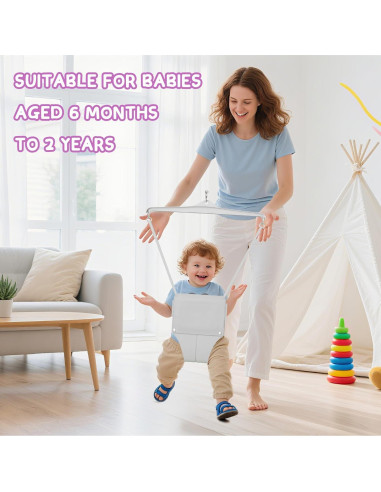 Saltador para Bebés EL&IT-Wings Púrpura Ajustable 6-24 Meses