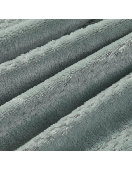 Manta Ligera Acogedora CREVENT 76x102 cm para Bebés Gris Claro