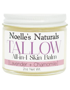 Bálsamo de Sebo Orgánico 56.7g - Lavanda y Manzanilla - Hidratante Multiusos