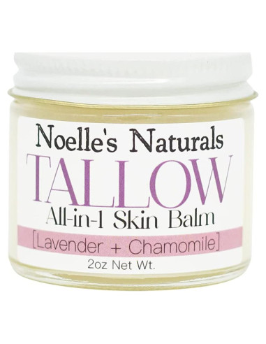 Bálsamo de Sebo Orgánico 56.7g - Lavanda y Manzanilla - Hidratante Multiusos