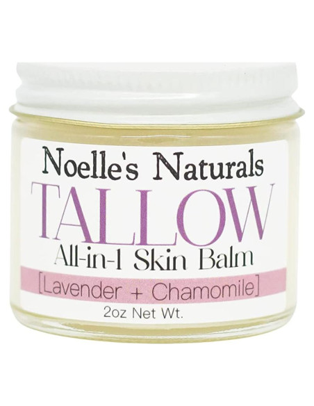 Bálsamo de Sebo Orgánico 56.7g - Lavanda y Manzanilla - Hidratante Multiusos