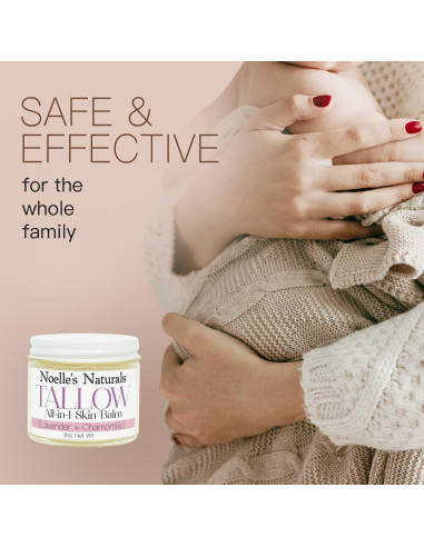 Bálsamo de Sebo Orgánico 56.7g - Lavanda y Manzanilla - Hidratante Multiusos