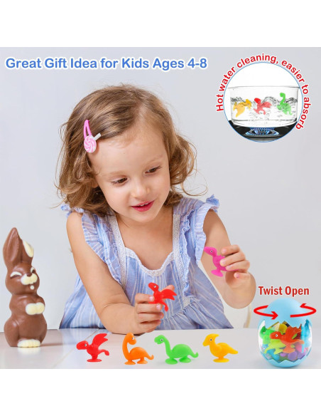 Tazas de Succión de Dinosaurios Tepear - 16 Piezas para Bebés Tazas de Succión de Dinosaurios Tepear - 16 Piezas para Bebés