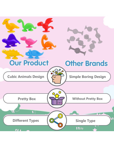 Tazas de Succión de Dinosaurios Tepear - 16 Piezas para Bebés