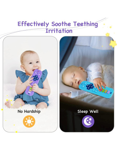 Hooku Chupetes de Silicona para Bebés 0-12 Meses - 2 Piezas