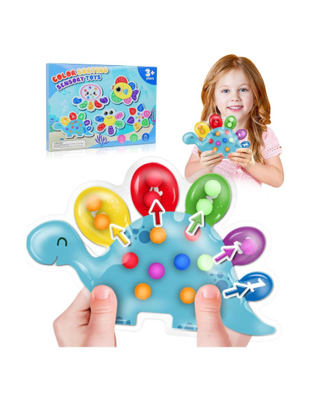 Juguete Sensorial de Clasificación de Color JOSEN Dinosaurio 20.83x13.97cm Juguete Sensorial de Clasificación de Color JOSEN Dinosaurio 20.83x13.97cm