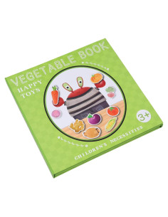 Libro Interactivo de Verduras Easy_company - Juguete Educativo