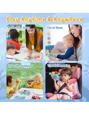 Juguete Sensorial de Clasificación de Color JOSEN Dinosaurio 20.83x13.97cm