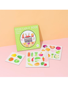 Libro Interactivo de Verduras Easy_company - Juguete Educativo 2