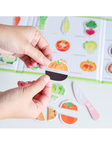 Libro Interactivo de Verduras Easy_company - Juguete Educativo
