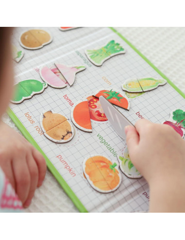 Libro Interactivo de Verduras Easy_company - Juguete Educativo
