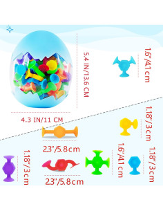 48 Juguetes de Baño Sensores para Niños 3+ Anciano Divertido 2