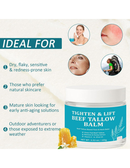 Bálsamo Hidratante Facial Antienvejecimiento StandForUS 230g